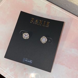 ZAXIE BY STEFANIE TAYLOR Stud Earrings NWT